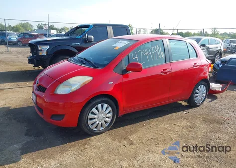 2010 Toyota Yaris из США, поврежденный, VIN JTDKT4K35A5313631